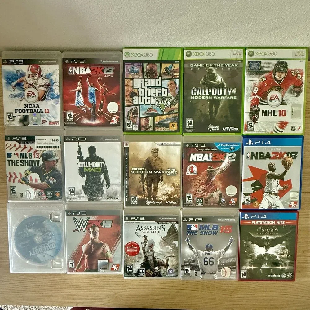 Lot of 15 Games Bundle Xbox 360 / PS3 / PS4 Mixed Tested Working